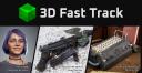 Discovery splash banner for 3D Fast Track Discord server