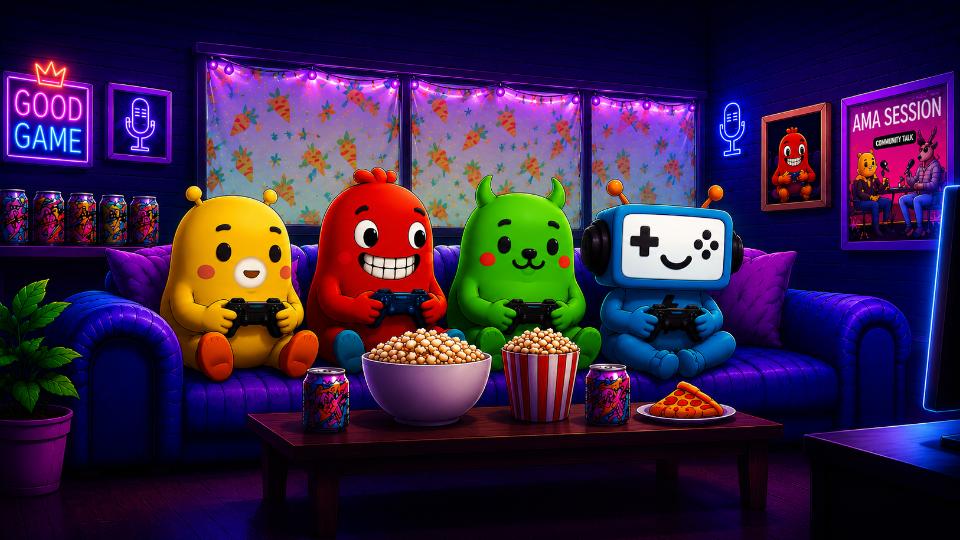 Discovery splash banner for BlueStacks by now.gg Discord server