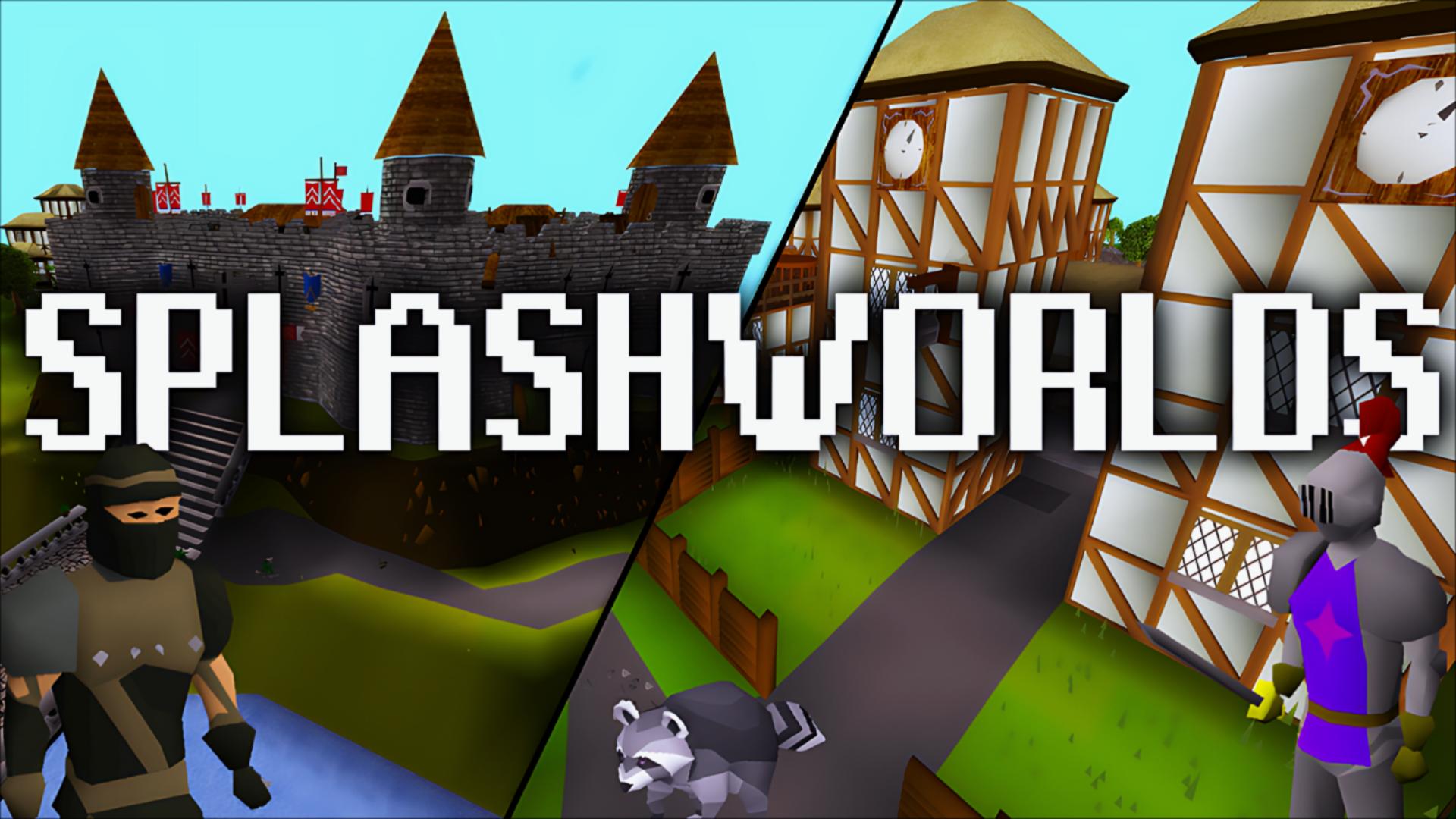 Discovery splash banner for Splashworlds Discord server