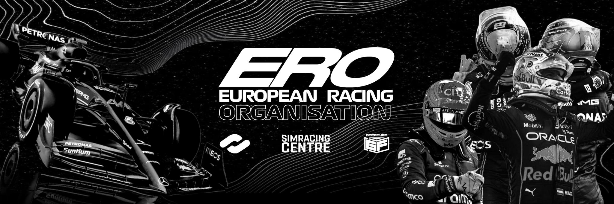 Discovery splash banner for European Racing Organisation Discord server