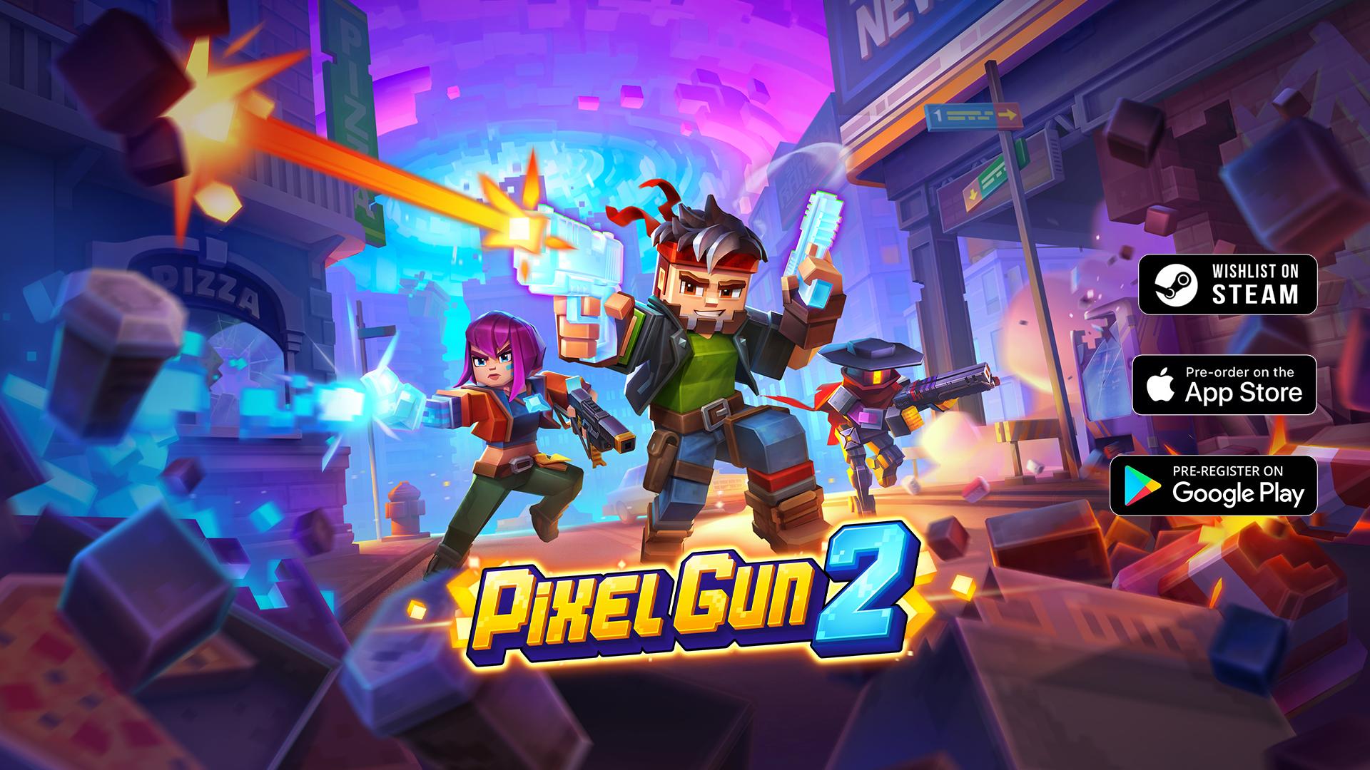 Discovery splash banner for Pixel Gun 3D Discord server