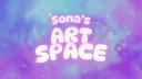 Discovery splash banner for 🎨Sona's Art Space Discord server