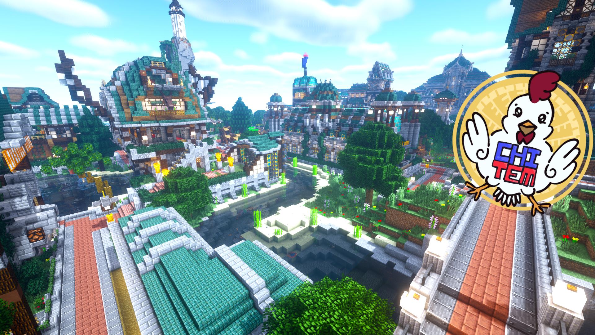 Discovery splash banner for Chicken Temple Discord server
