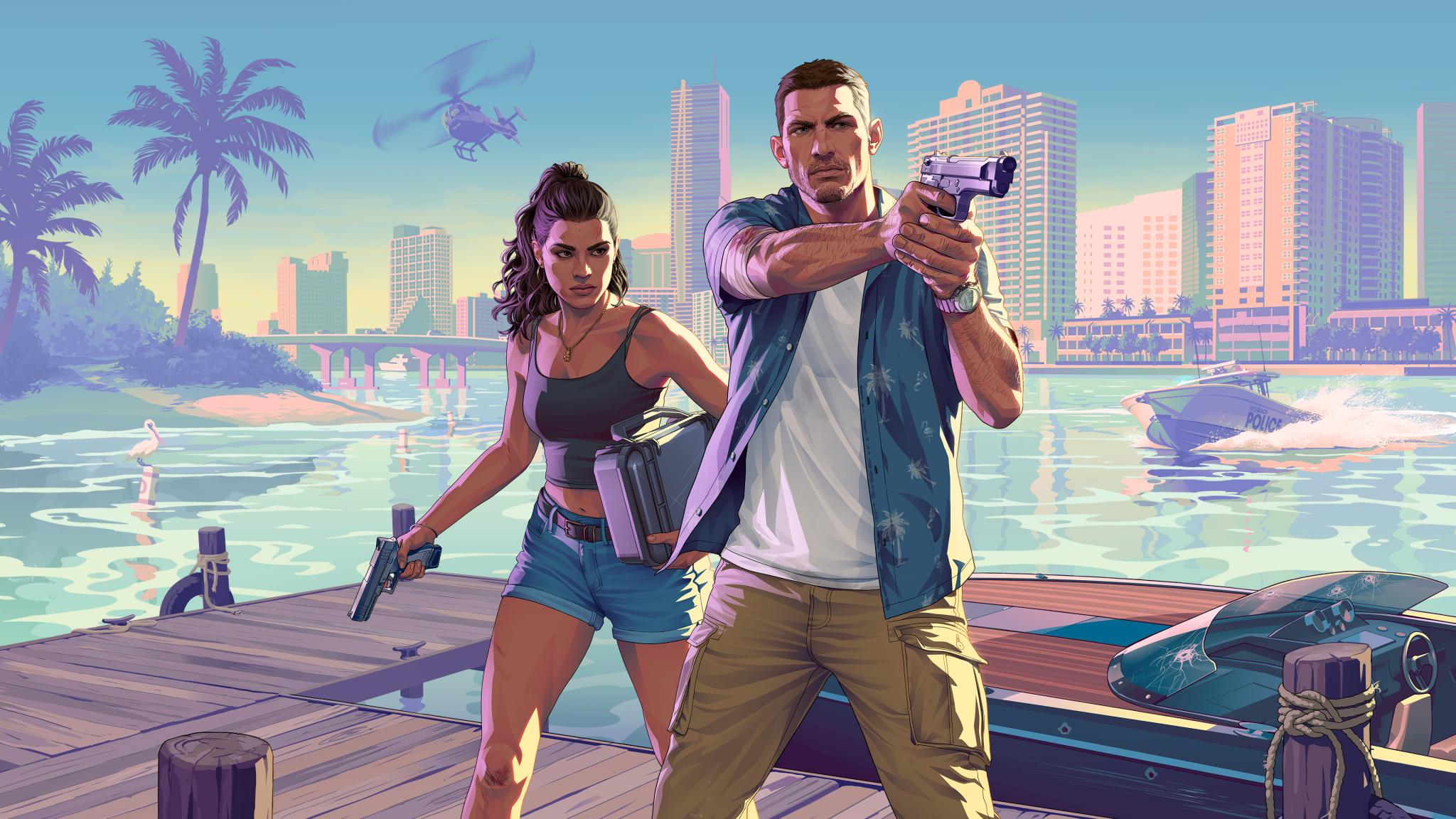 Discovery splash banner for Grand Theft Auto VI 🇫🇷 Discord server
