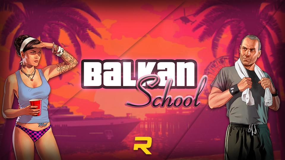 Discovery splash banner for Balkan School RageMP Discord server