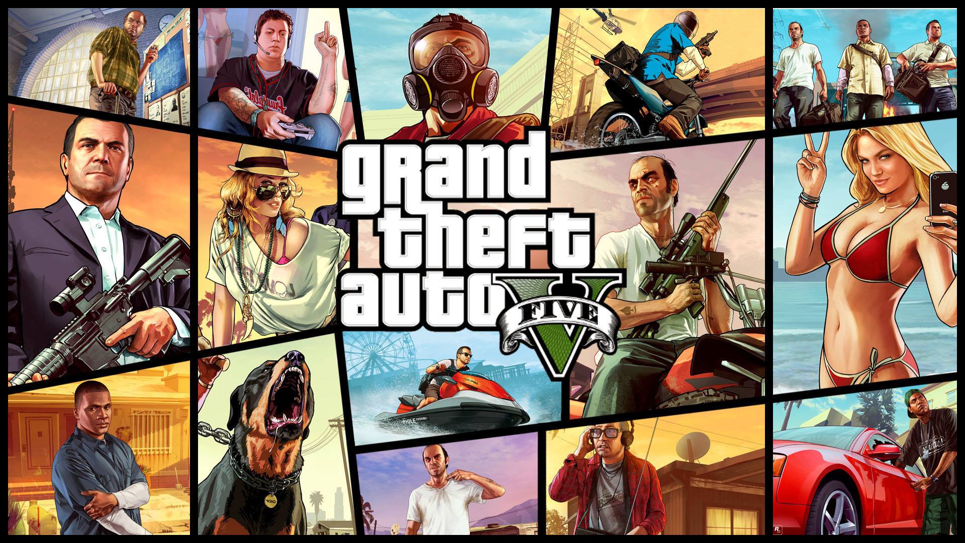 Discovery splash banner for Grand Theft Auto V Online ThaiLand Discord server