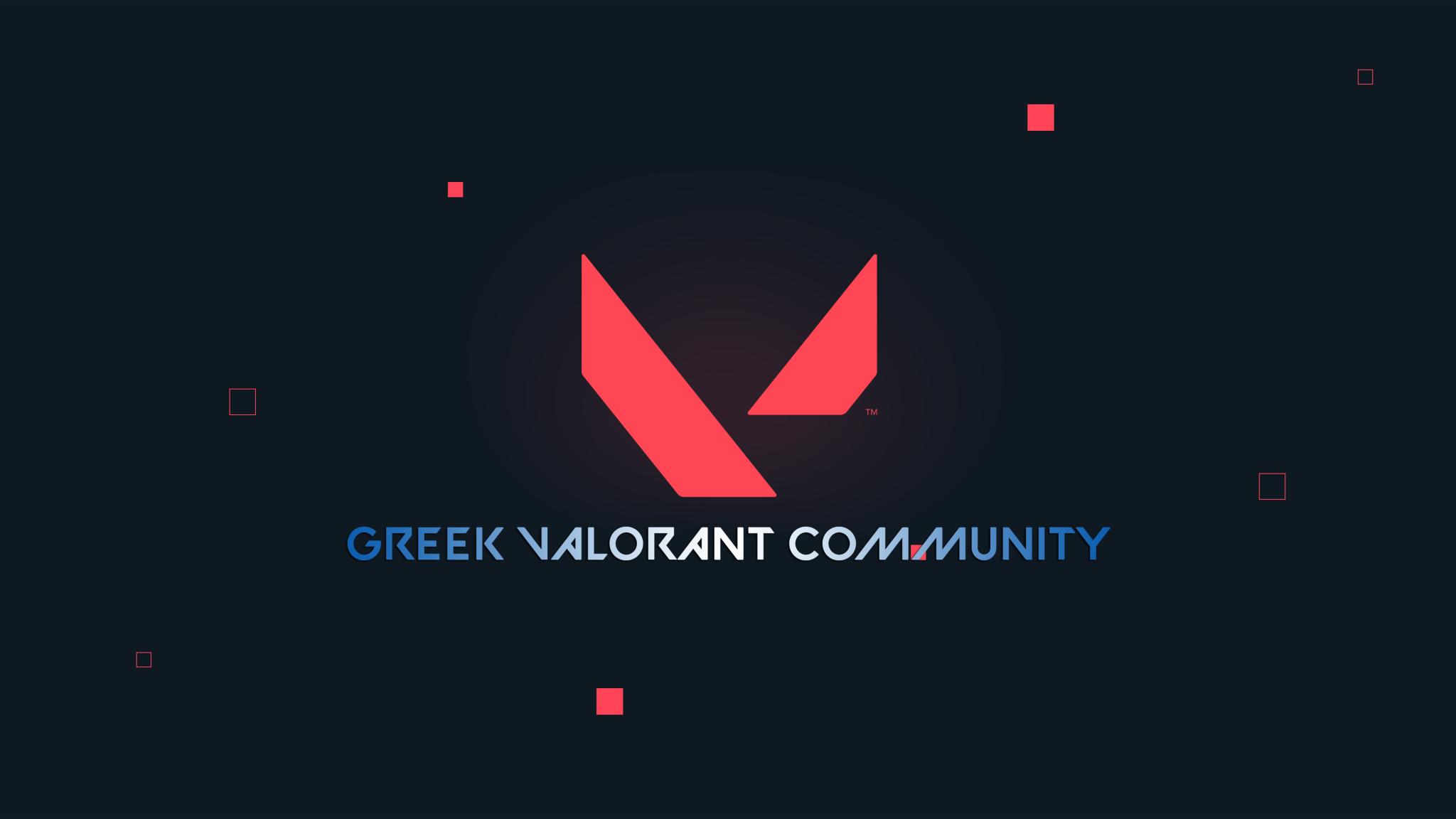 Discovery splash banner for Greek Valorant Community Discord server