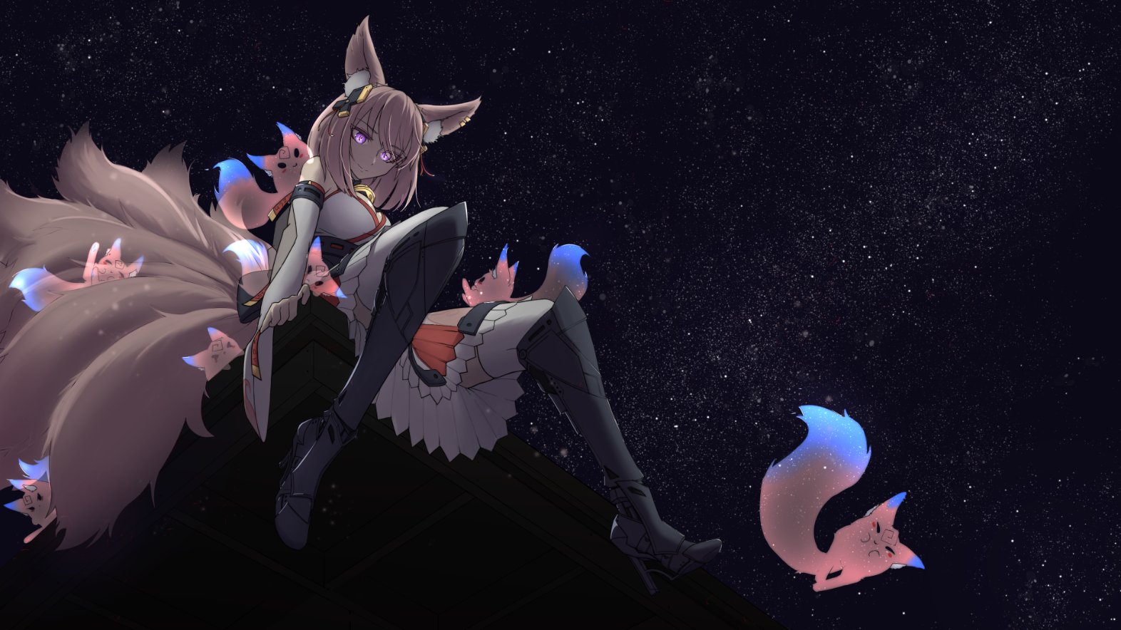 Discovery splash banner for Mei's Fox Den Discord server