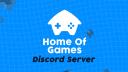 Discovery splash banner for HomeOfGames Discord server