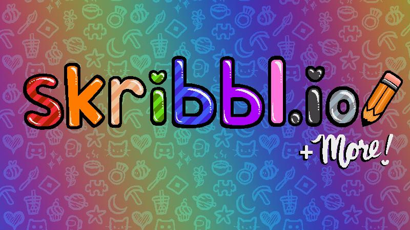 Discovery splash banner for Skribbl.io & More! 🌈 Discord server