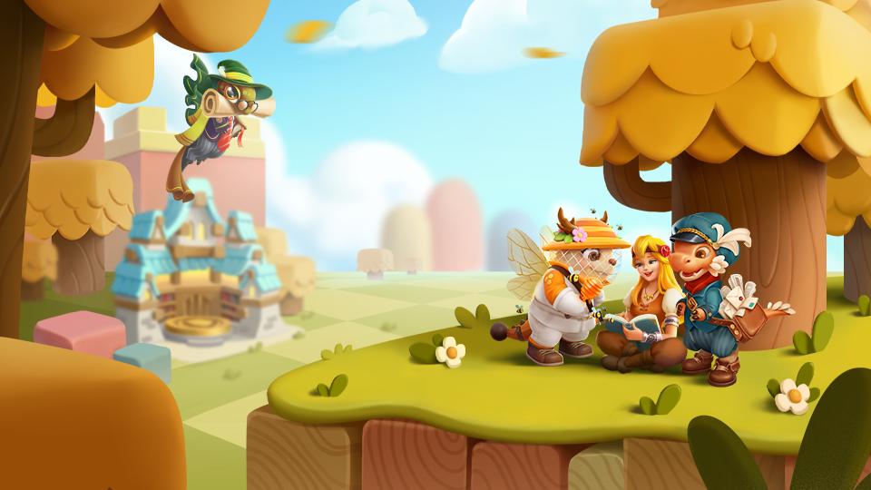 Discovery splash banner for Dragon Mania Legends Discord server