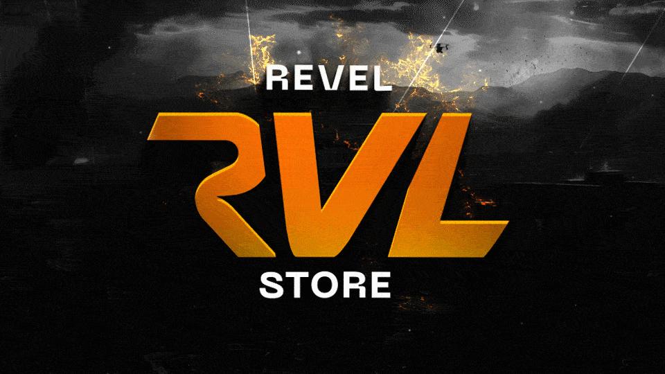 Discovery splash banner for REVEL STORE Discord server