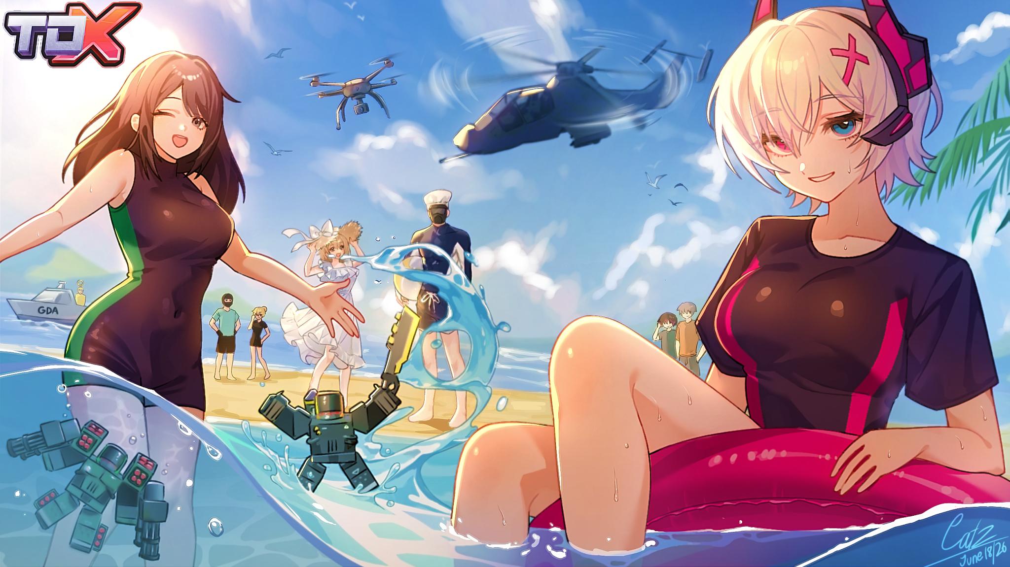 Discovery splash banner for Tower Defense X Discord server