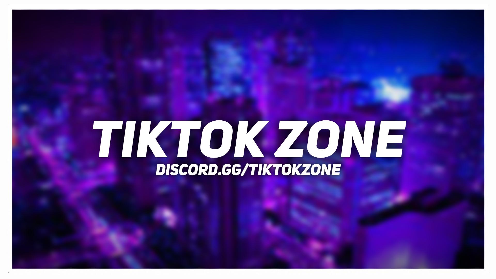 Discovery splash banner for TikTok Zone Discord server