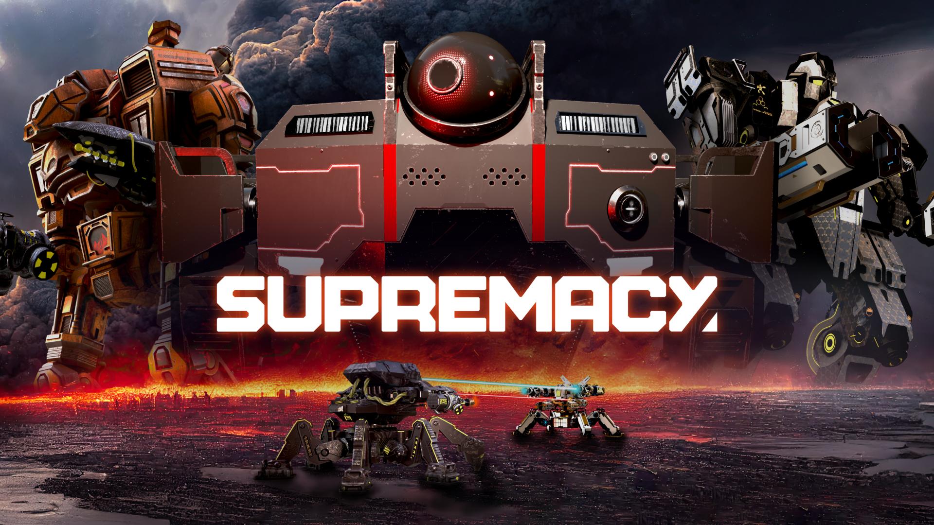 Discovery splash banner for Supremacy: The Metaverse Game Discord server
