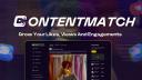 Discovery splash banner for ContentMatch - Creator Network Discord server