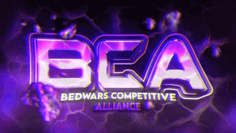Discovery splash banner for Bedwars Competitive Alliance Discord server