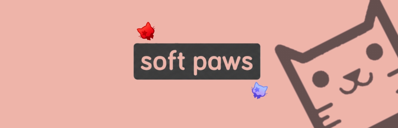 Discovery splash banner for Soft Paws Sanctuary 🐾 Discord server
