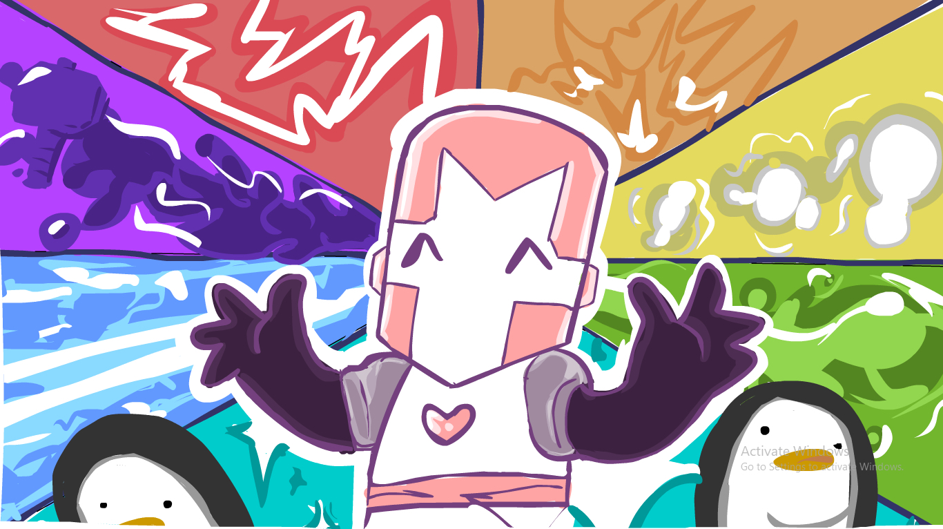 Discovery splash banner for Castle Crashers Wiki🌈 Discord server