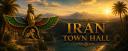 Discovery splash banner for IRAN TOWN HALL Discord server